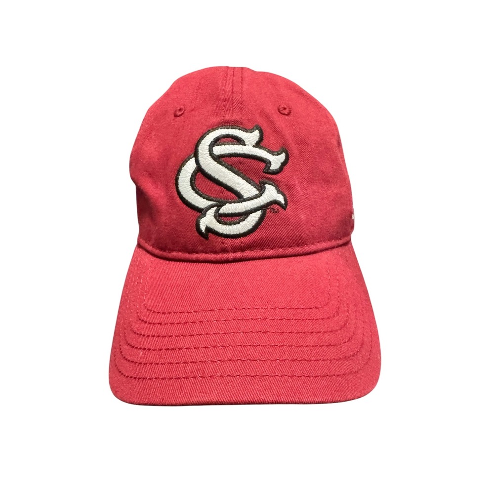 Under Armour South Carolina Gamecocks Hat Red Adjustable Strapback Cotton Cap - Picture 2 of 8